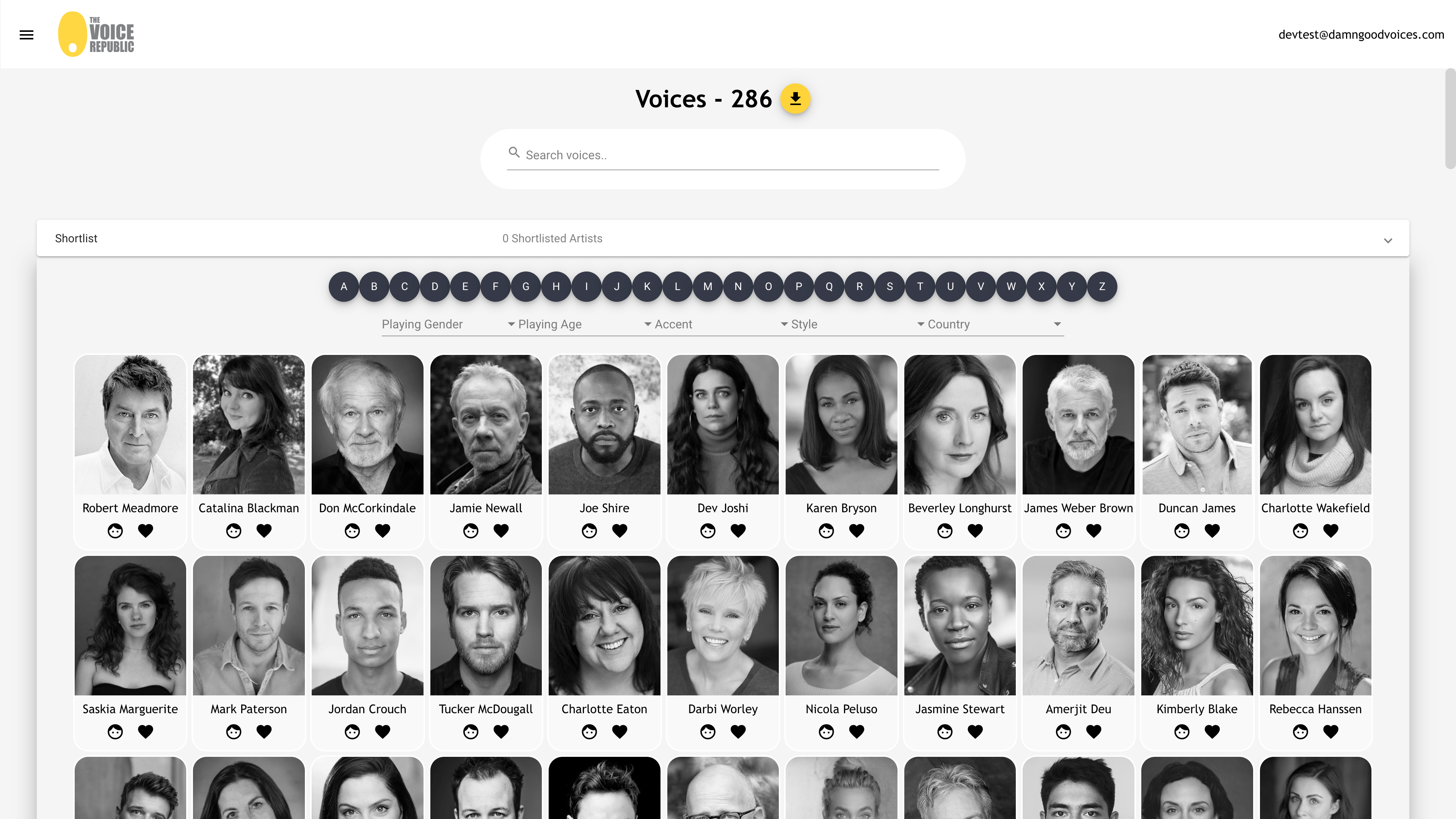 Talent Management demo image